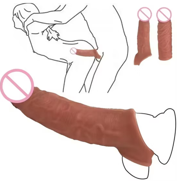Reusable Penis Extender in Pakistan – Real Feel Silicone Sleeve