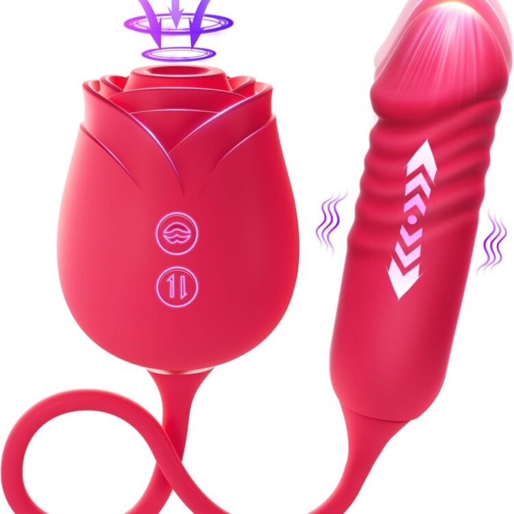 MOOLIGIRL Rose Sex Toy with Thrusting G Spot Vibrators In Pakistan